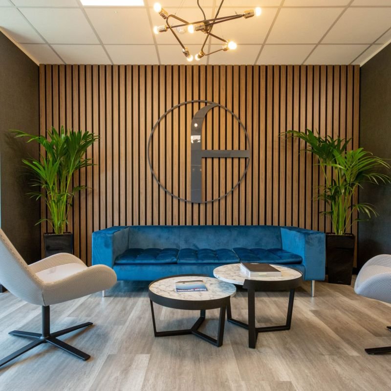 Reception halls and administrative offices